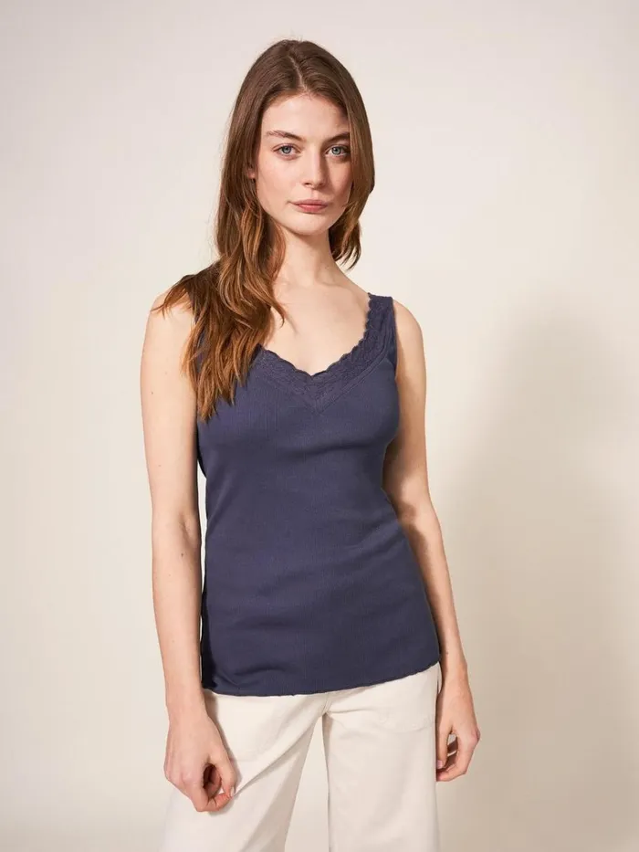 Women TOPS and TEES White Stuff SEABREEZE VEST V NECK Dusty Purple Women TOPS and TEES White Stuff SEABREEZE VEST V NECK Dusty Purple