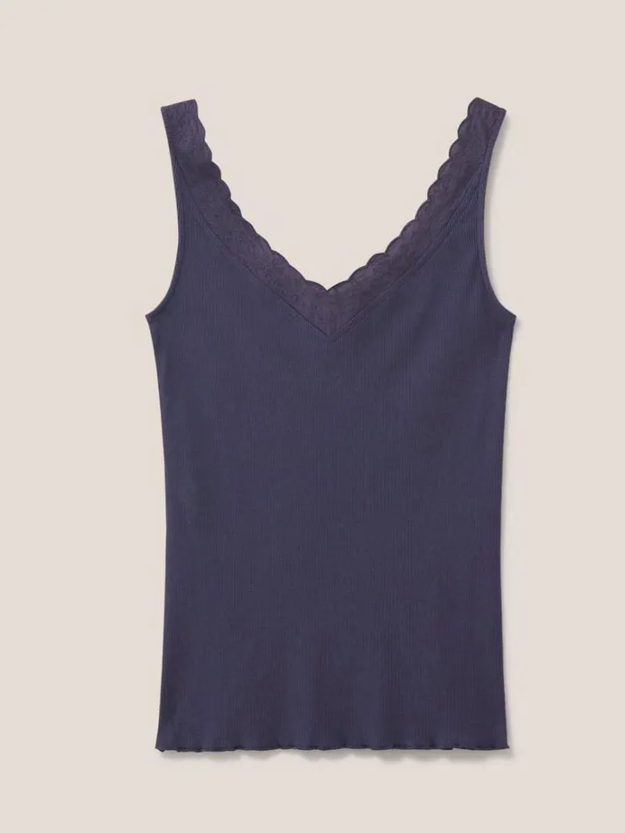 Women TOPS and TEES White Stuff SEABREEZE VEST V NECK Dusty Purple Women TOPS and TEES White Stuff SEABREEZE VEST V NECK Dusty Purple