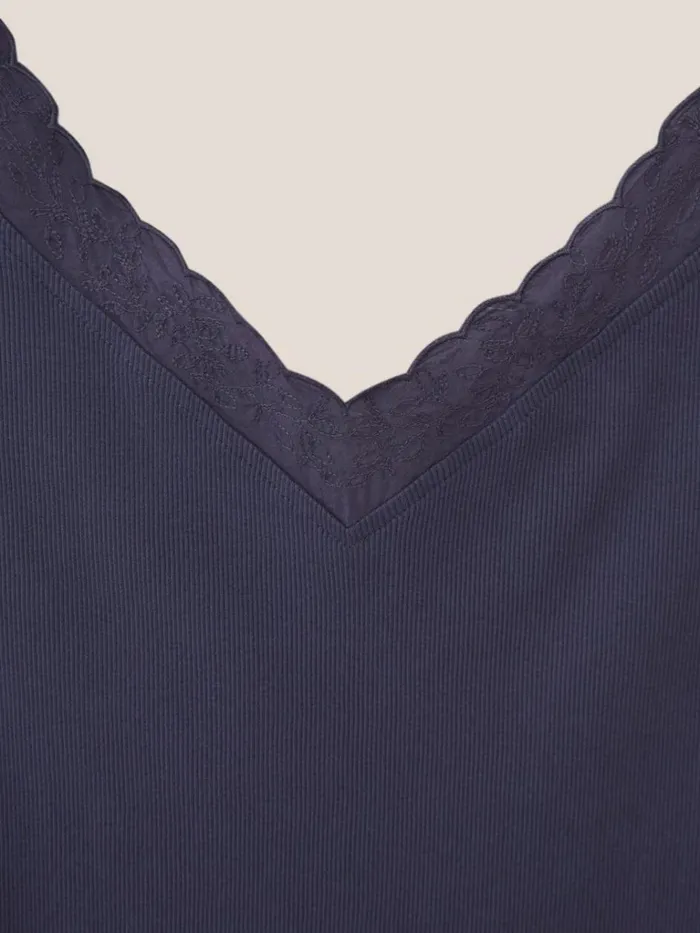 Women TOPS and TEES White Stuff SEABREEZE VEST V NECK Dusty Purple Women TOPS and TEES White Stuff SEABREEZE VEST V NECK Dusty Purple
