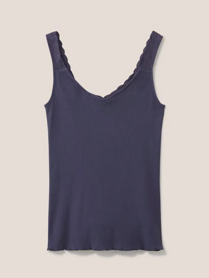 Women TOPS and TEES White Stuff SEABREEZE VEST V NECK Dusty Purple Women TOPS and TEES White Stuff SEABREEZE VEST V NECK Dusty Purple