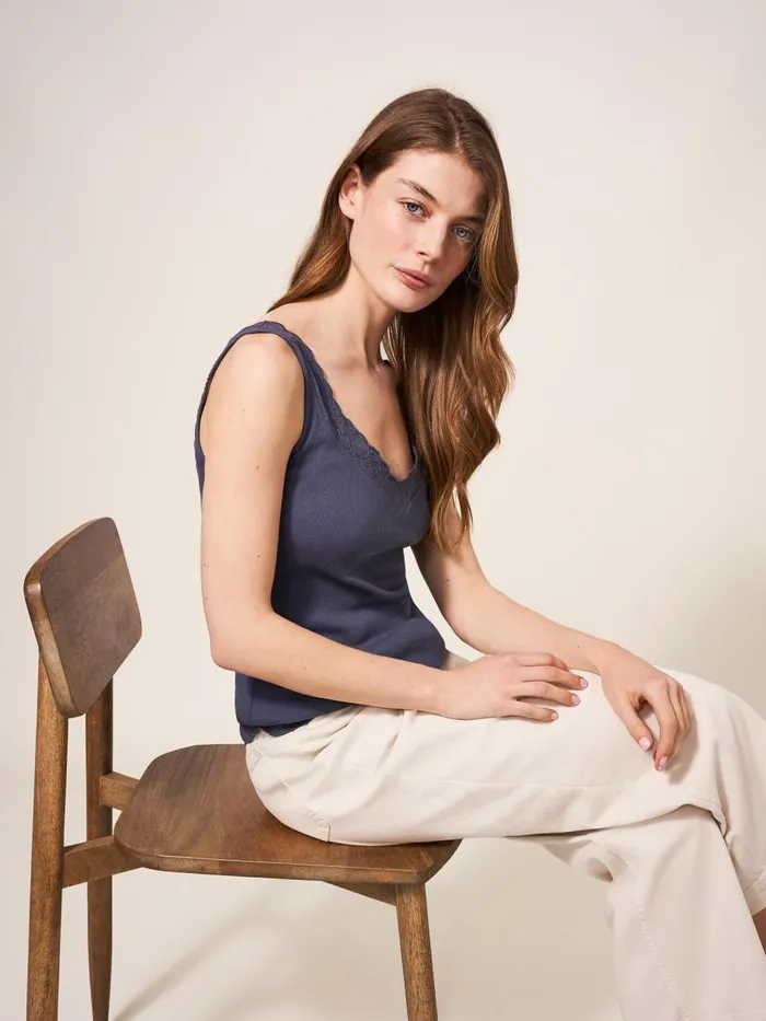 Women TOPS and TEES White Stuff SEABREEZE VEST V NECK Dusty Purple Women TOPS and TEES White Stuff SEABREEZE VEST V NECK Dusty Purple