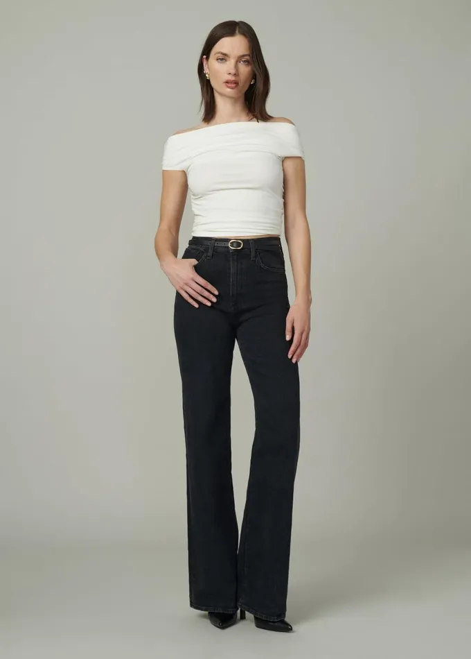 Women Tops Joe039s Jeans THE MIA SLEEVELESS OFF THE SHOULDER TOP Ecru