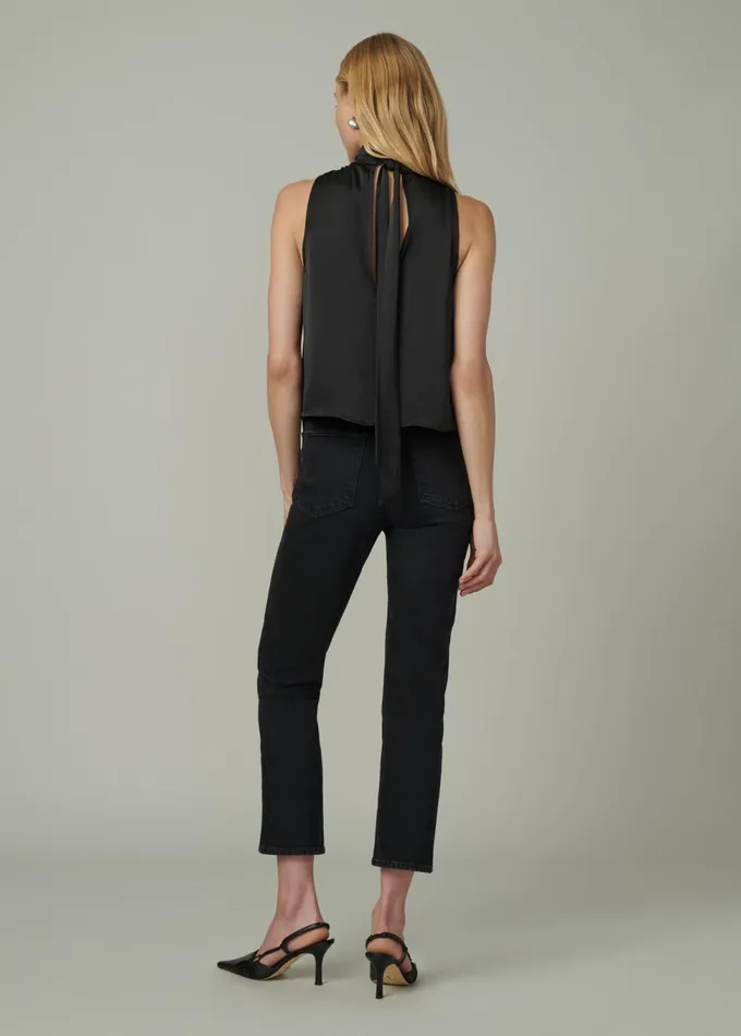 Women Tops Joe039s Jeans THE SARAH HIGH NECK TOP Black