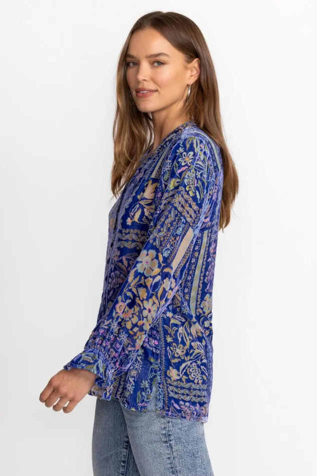 Women Tops Johnny Was JOASIE BURNOUT BLOUSE Persephone Women Tops Johnny Was JOASIE BURNOUT BLOUSE Persephone