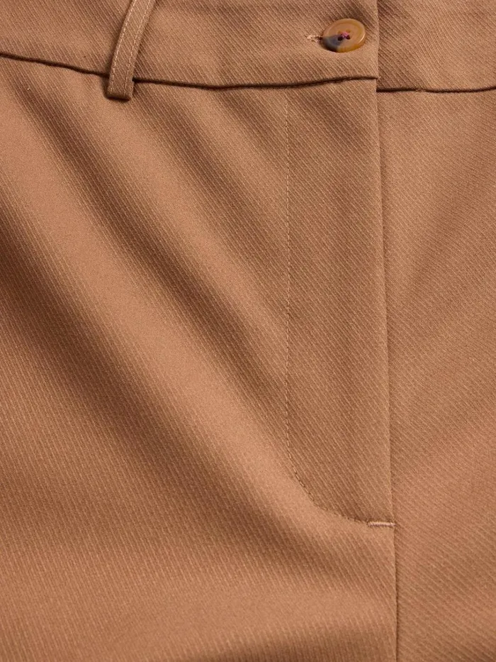 Women TROUSERS White Stuff Belle Wide Leg Trouser Mid Tan Women TROUSERS White Stuff Belle Wide Leg Trouser Mid Tan