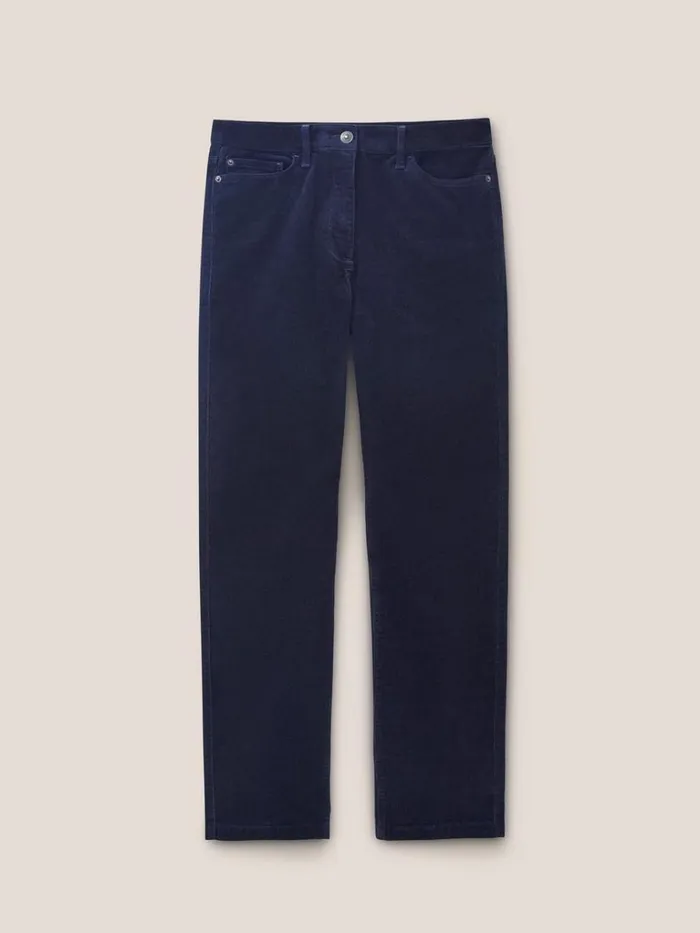 Women TROUSERS White Stuff Brooke Mid Rise Cord Trouser Dark Navy Women TROUSERS White Stuff Brooke Mid Rise Cord Trouser Dark Navy