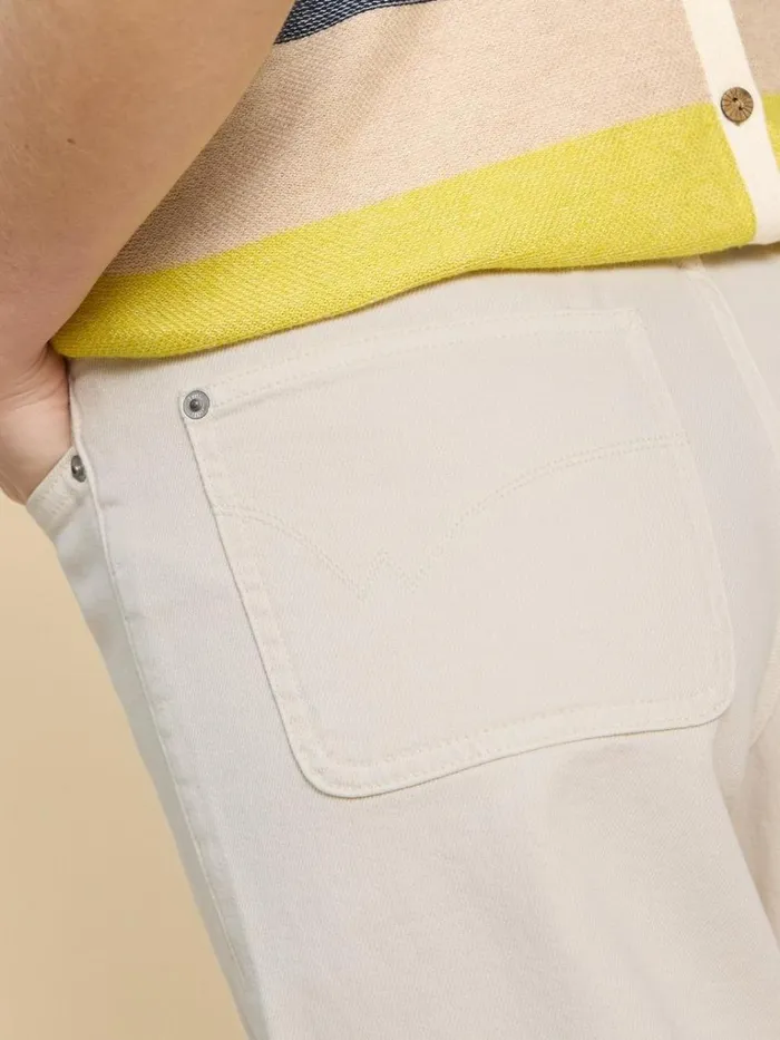 Women TROUSERS White Stuff Tia Wide Leg Crop Jean Natural White Women TROUSERS White Stuff Tia Wide Leg Crop Jean Natural White