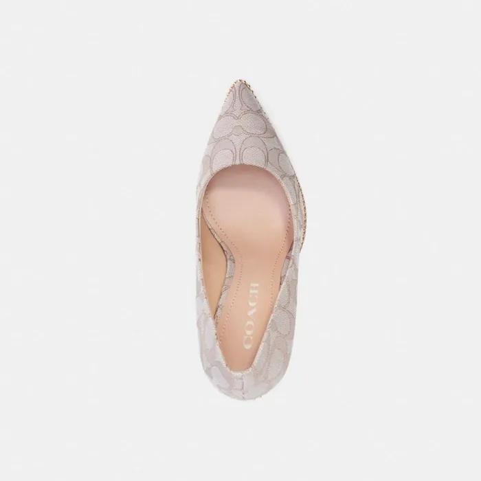 Women Waverly Pump Stone Coach Heels