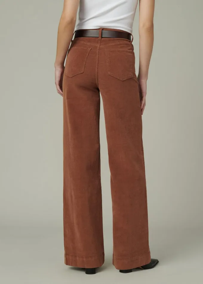 Women Wide Leg Joe039s Jeans THE MIA Cambridge Brown