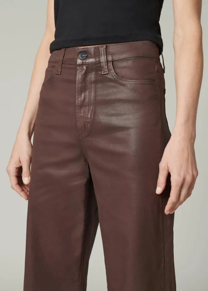 Women Wide Leg Joe039s Jeans THE MIA PETITE Espresso