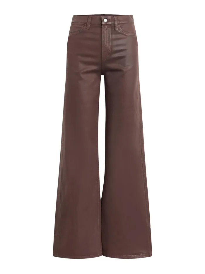 Women Wide Leg Joe039s Jeans THE MIA PETITE Espresso