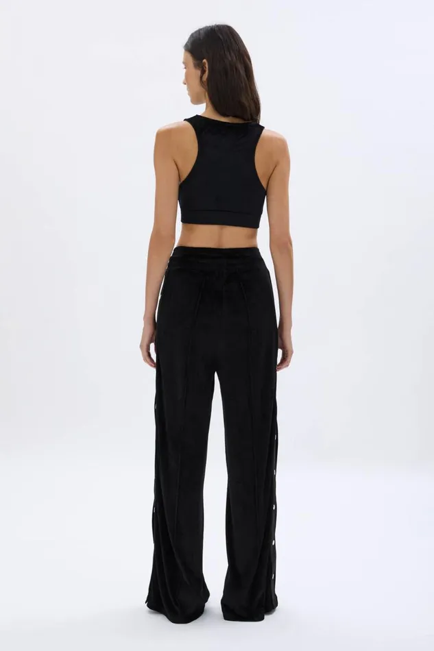 Women Wideleg Velvet Trousers Black Black Sonia Rykiel Trousers And Denim