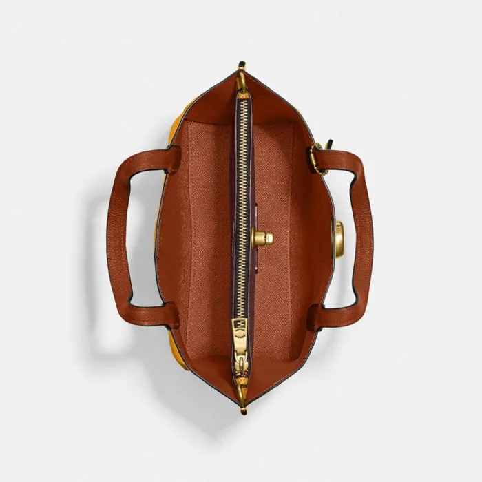 Women Willow Tote 24 In Colorblock Brassbuttercup Multi Coach Totes and Carryalls Women Willow Tote 24 In Colorblock Brassbuttercup Multi Coach Totes and Carryalls