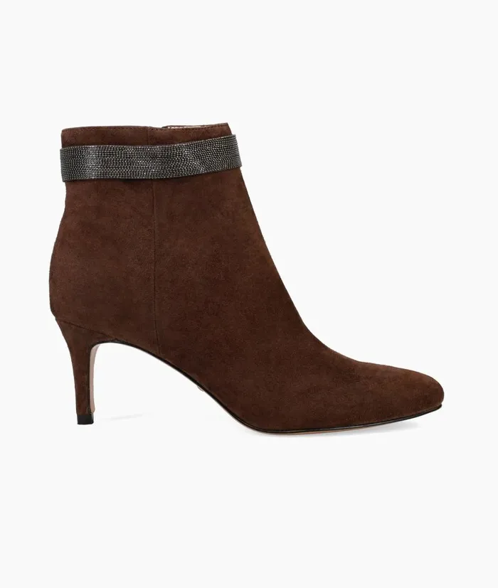 Women Yori Bootie 8211 Oak Pelle Moda Low Heels