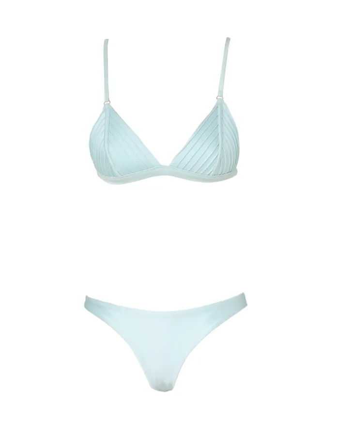 Women Zimmermann Bikinis Lightburst Pinktuck Tri Bikini Ice