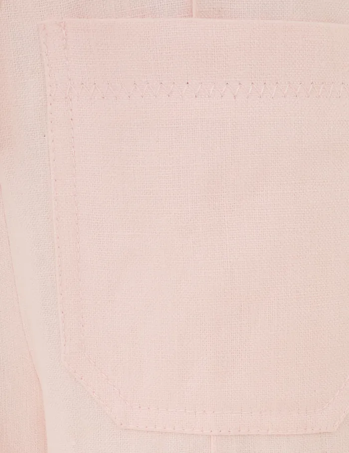 Women Zimmermann Clothing Crush Linen Flare Pant Pink