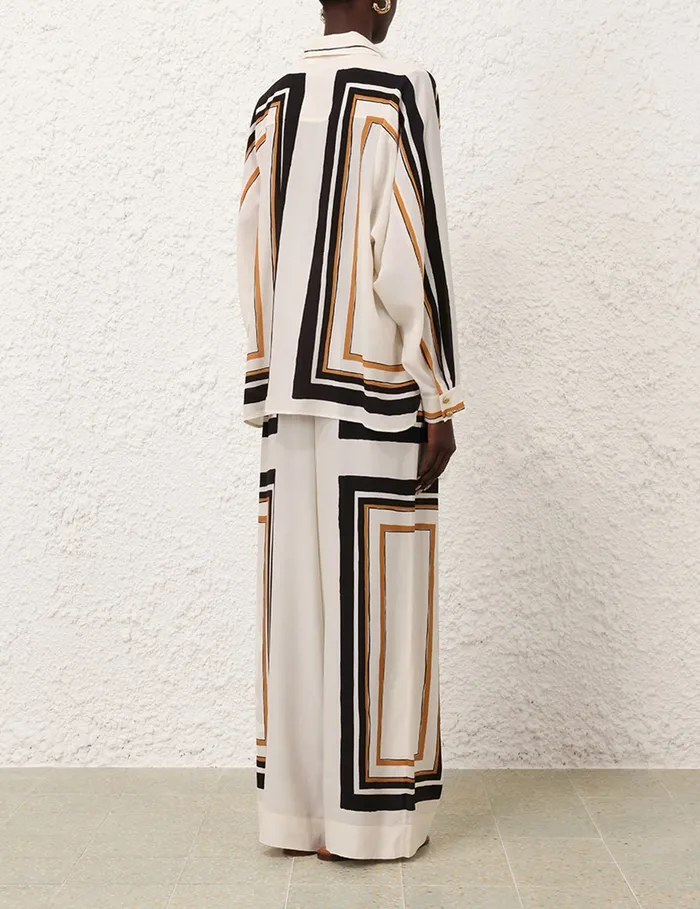 Women Zimmermann Clothing Draw Waist Pant Stripe