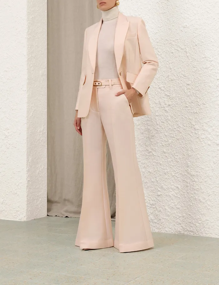 Women Zimmermann Clothing Eden Tailored Jacket Macadamia