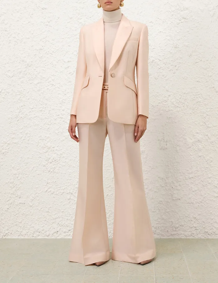 Women Zimmermann Clothing Eden Wide Leg Pant Macadamia