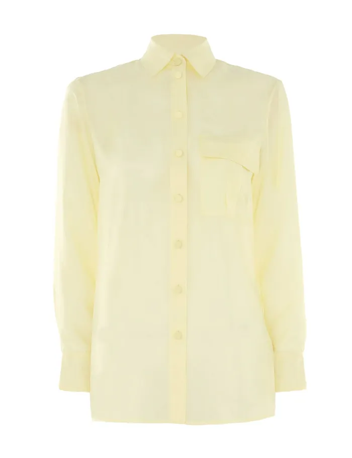 Women Zimmermann Clothing Halliday Manstyle Shirt Lemon
