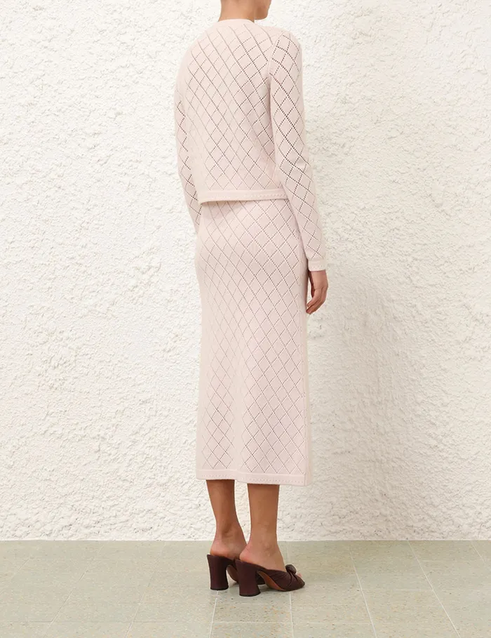 Women Zimmermann Clothing Illustration Pointelle Top Blush