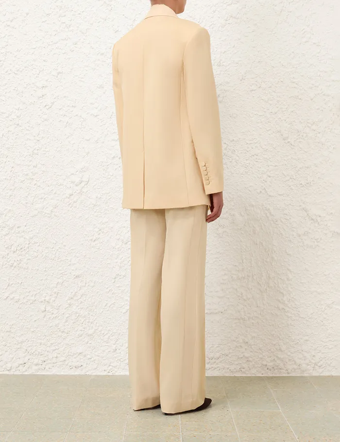 Women Zimmermann Clothing Illustration Straight Tux Pant Tea
