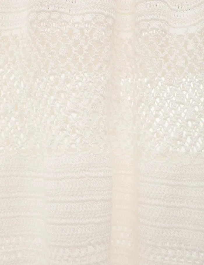 Women Zimmermann Dresses and Coverups Ottie Crochet Dress Ivory