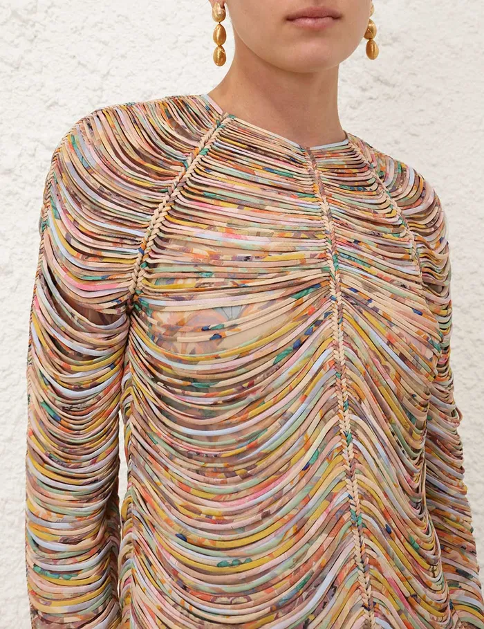 Women Zimmermann Dresses Pavilion Rouleau Mini Dress Mixed Eden