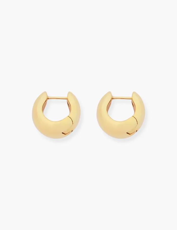 Women Zimmermann Earrings Flow Hoops Gold