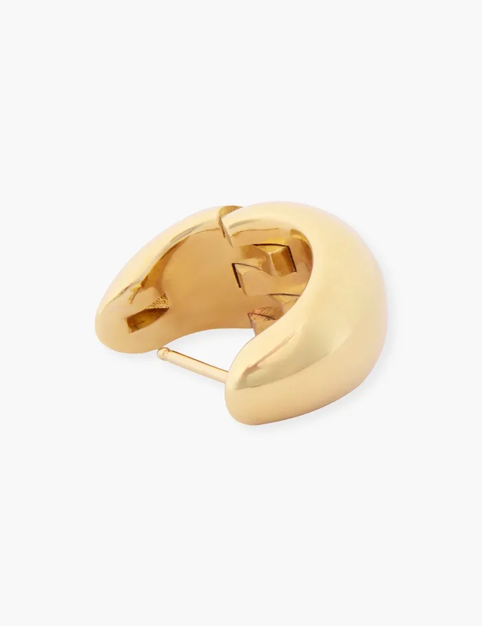 Women Zimmermann Earrings Flow Hoops Gold