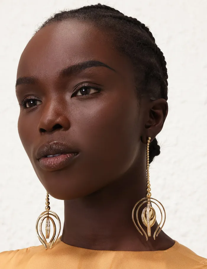 Women Zimmermann Earrings Muse Earrings Gold