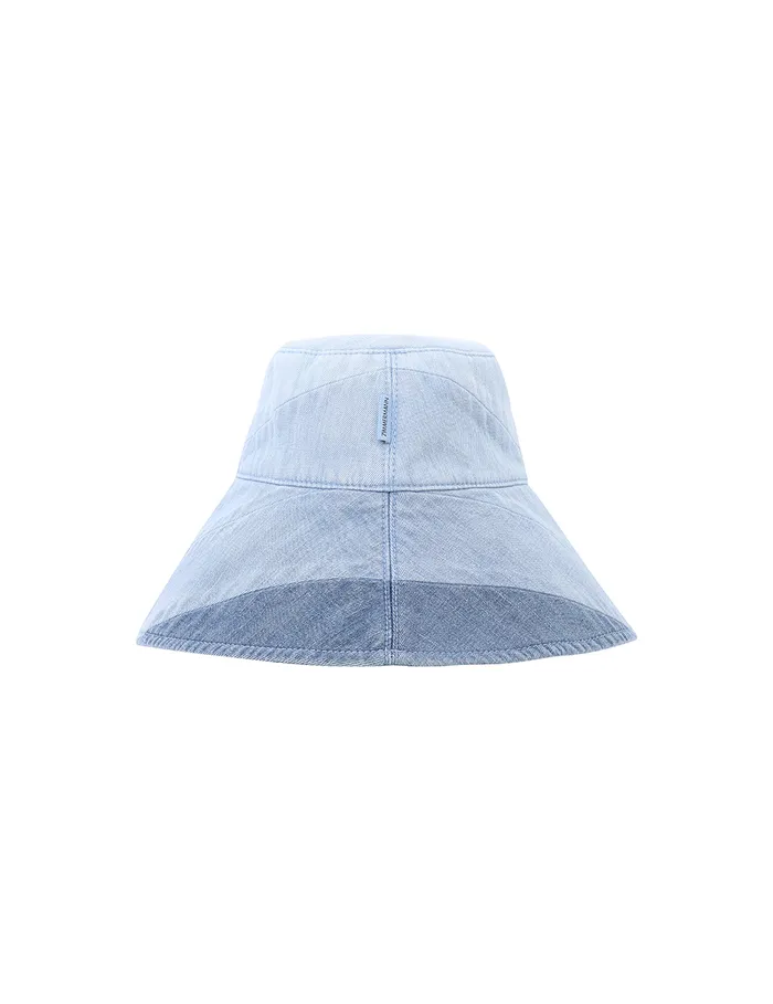 Women Zimmermann Hats Chevron Denim Long Brim Hat Chevron