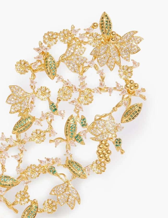 Women Zimmermann Jewellery Bloom Drop Earring Goldgreen