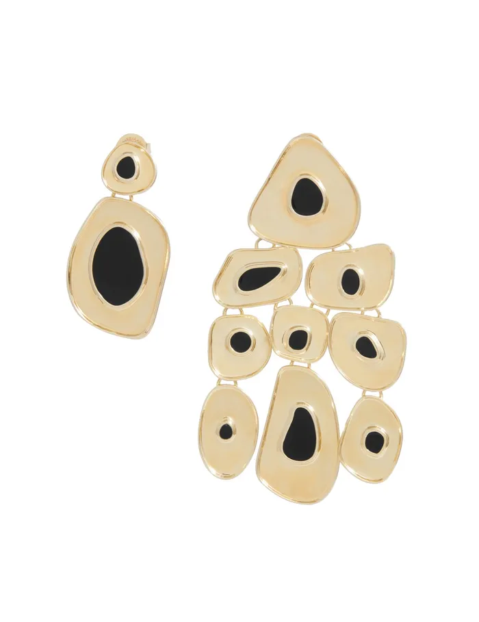 Women Zimmermann Jewellery Petal Chandeliers Goldblack