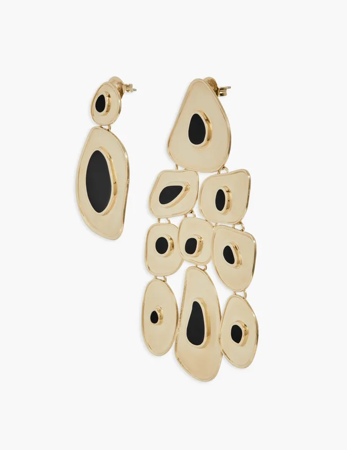 Women Zimmermann Jewellery Petal Chandeliers Goldblack