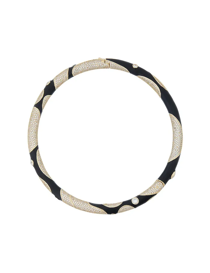 Women Zimmermann Necklaces Stella Pave Choker Goldblack