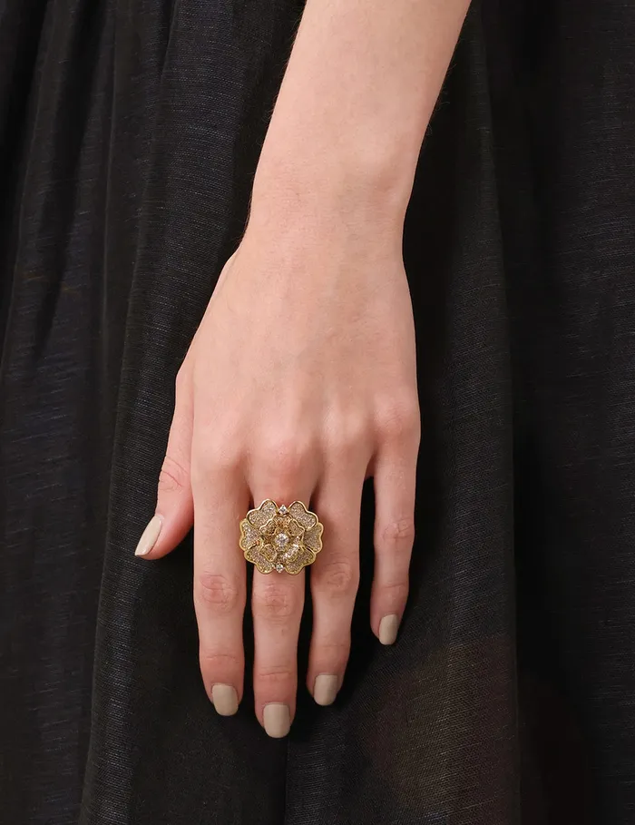 Women Zimmermann Rings Flore Ring Gold