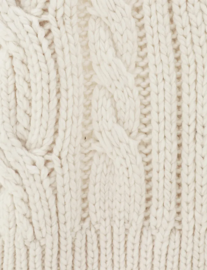 Women Zimmermann Scarves Cable Knit Scarf Cream