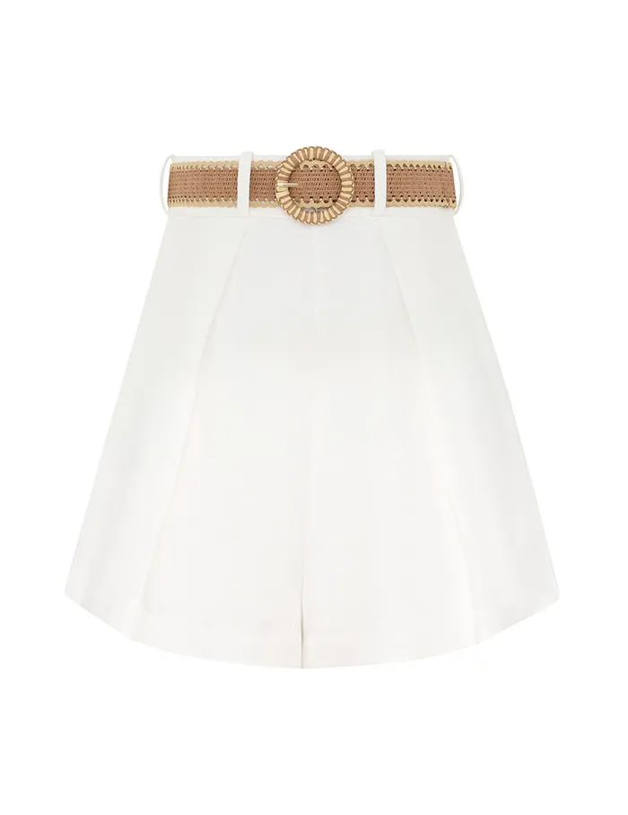 Women Zimmermann Shorts and Pants Acacia Tuck Short Ivory