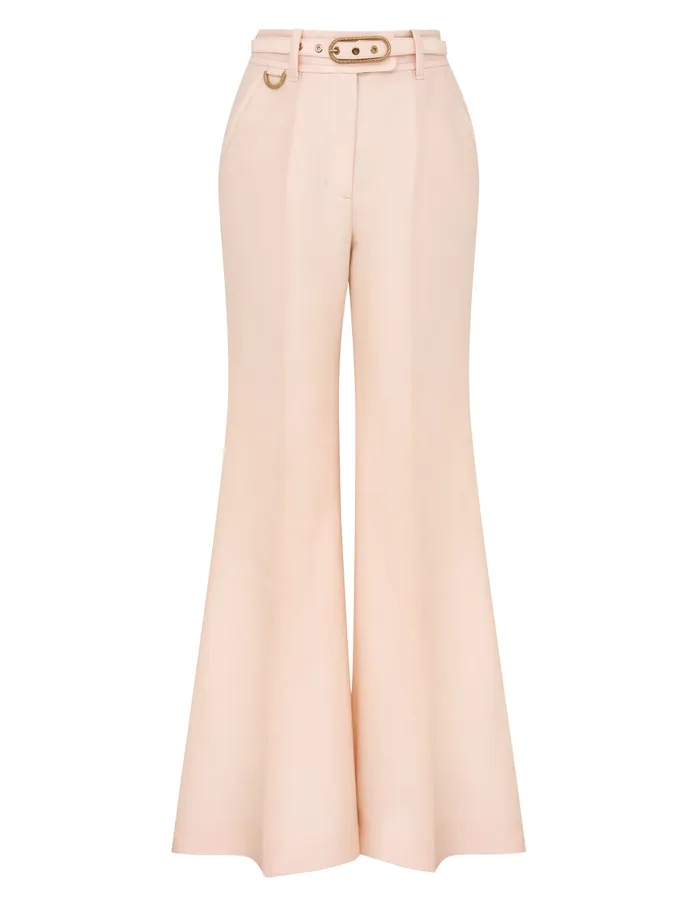 Women Zimmermann Shorts and Pants Eden Wide Leg Pant Macadamia