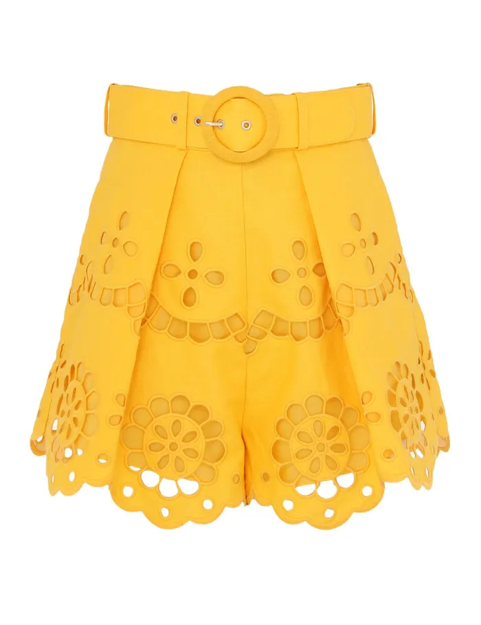 Women Zimmermann Shorts and Pants Pop Embroidered Short Mango