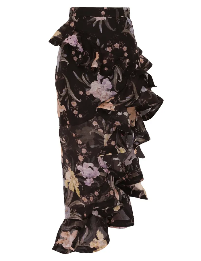 Women Zimmermann Skirts Eden Waterfall Skirt Iris Sherbet