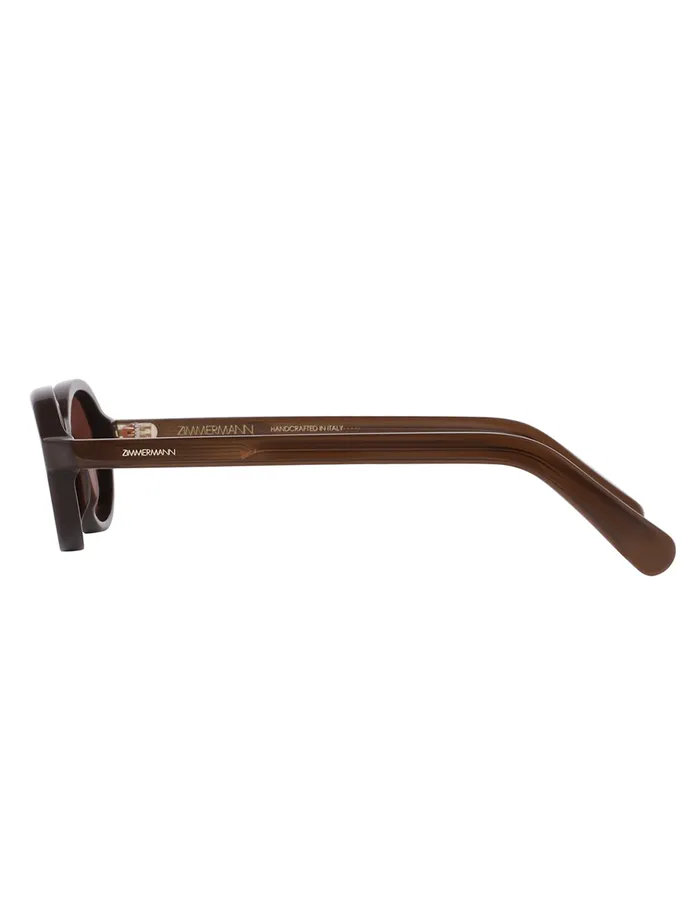 Women Zimmermann Sunglasses Cyd Oval Chocolate