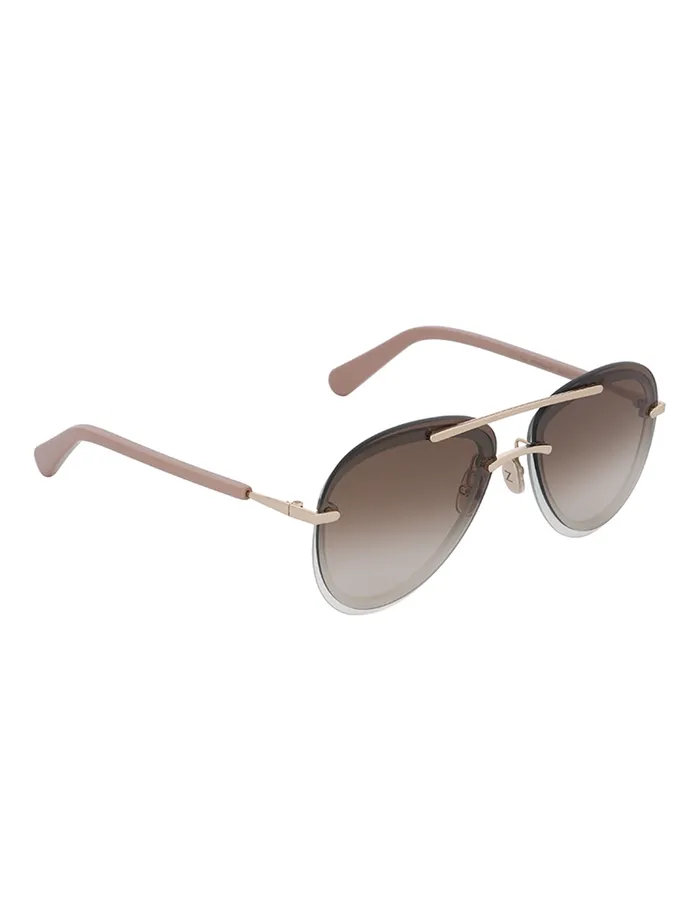 Women Zimmermann Sunglasses Gleam Aviator Caramel