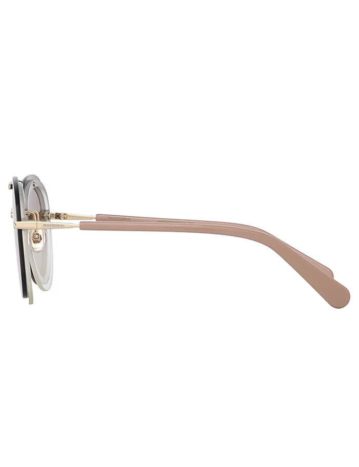 Women Zimmermann Sunglasses Gleam Aviator Caramel