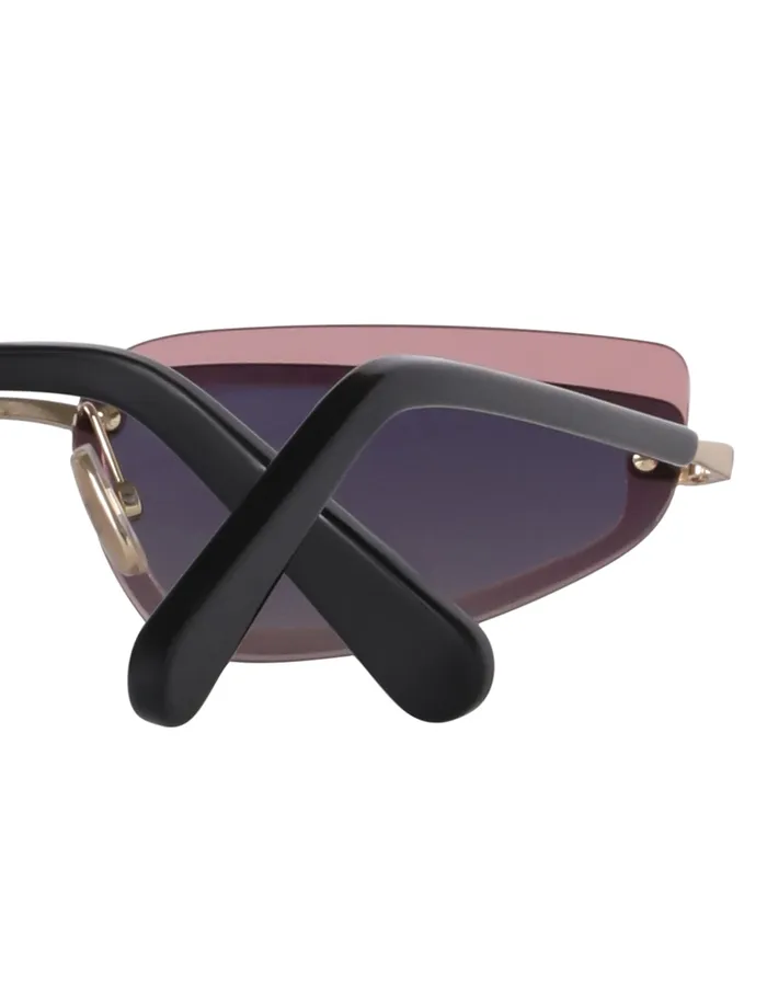 Women Zimmermann Sunglasses Gleam Cat Eye Black