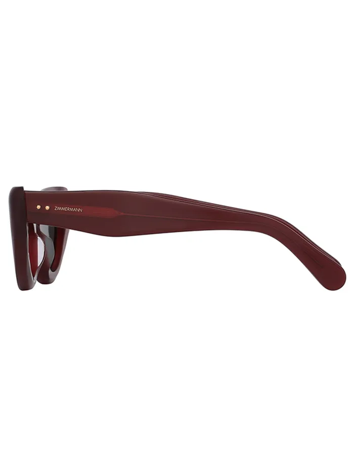 Women Zimmermann Sunglasses Jay Cat Eye Wine