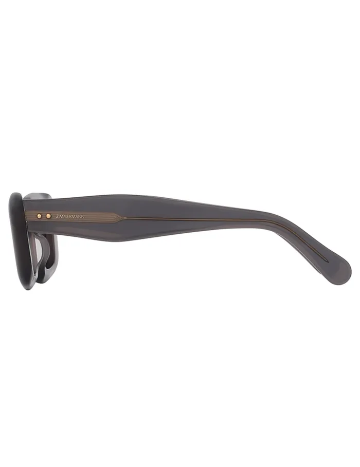 Women Zimmermann Sunglasses Jay Square Smoke