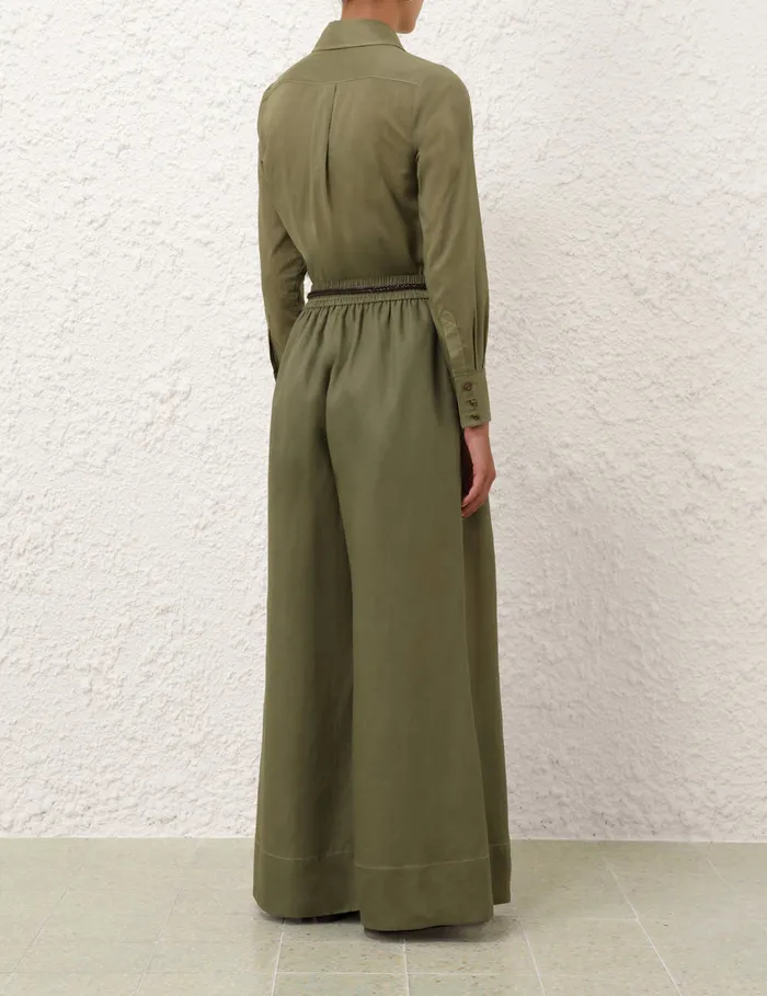 Women Zimmermann Tops Wylie Body Shirt Olive