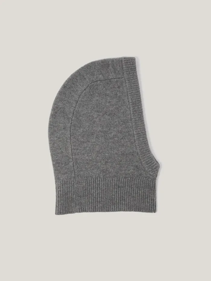 Wool Cashmere Blend Hooded Snood Grey Women Jigsaw Ponchos and Scarves